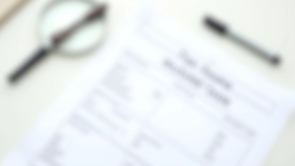 Document avis d'imposition avec loupe et notes explicatives